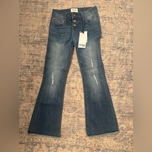Hudson Jeans Girls Distressed Flare Denim